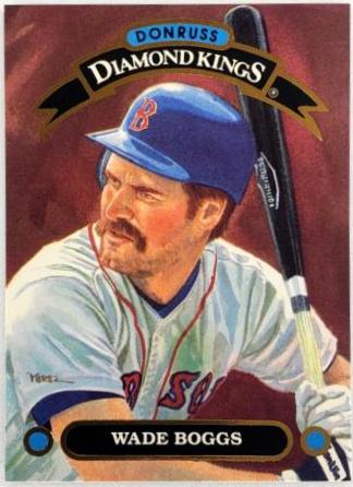 1992 Donruss Diamond Kings Wade Boggs #DK-9 card