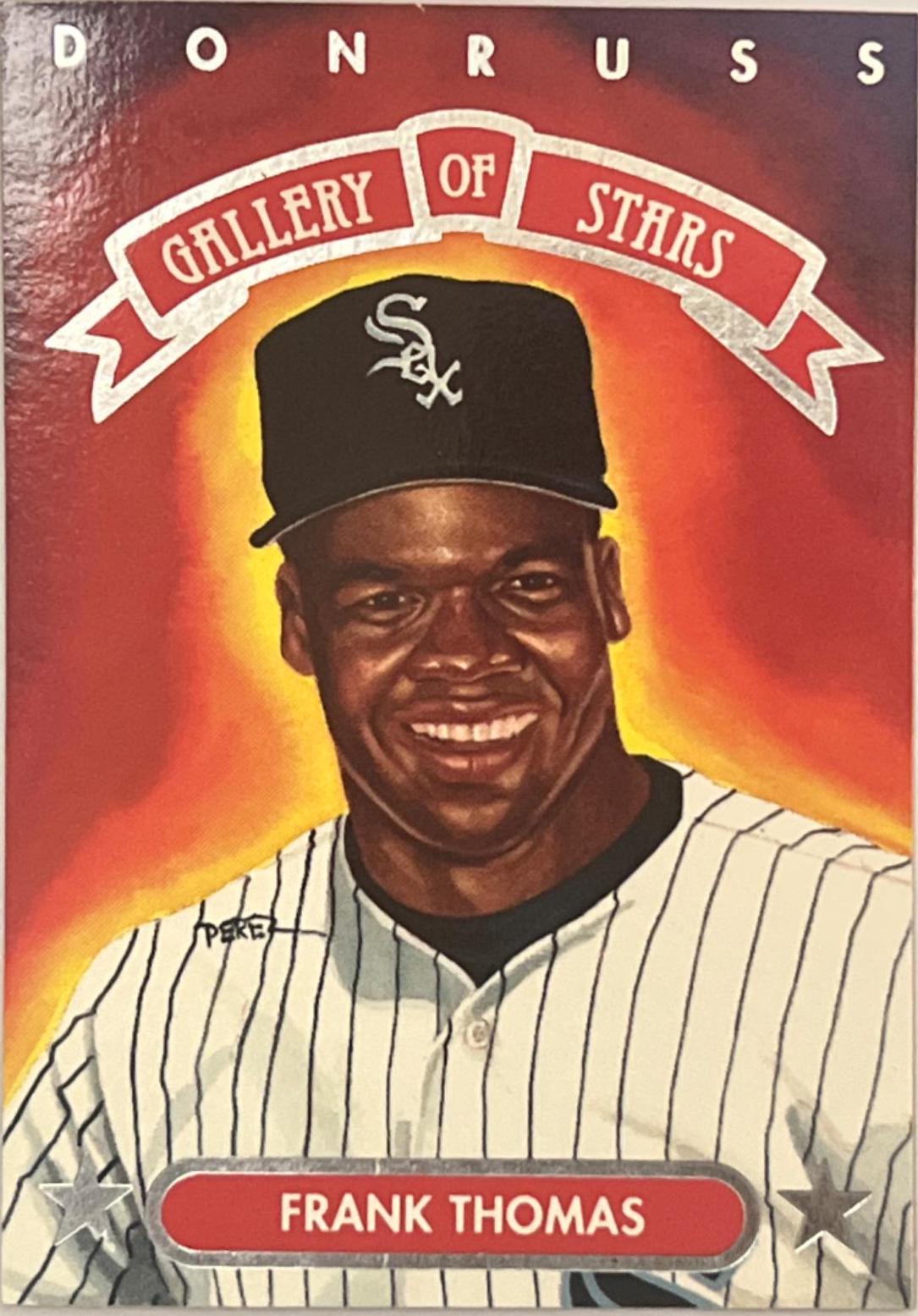 1992 Donruss Triple Play Gallery of Stars Frank Thomas #GS-12 card