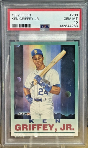 1992 Fleer Ken Griffey Jr. [Pro-Vision] #709 card