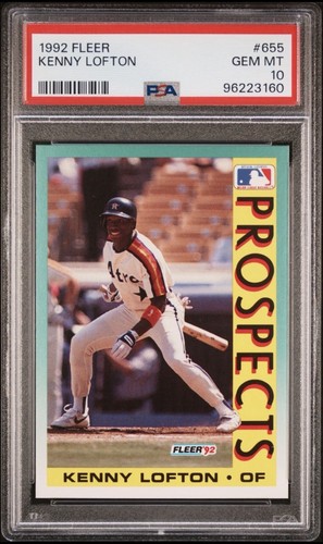 1992 Fleer Kenny Lofton #655 card