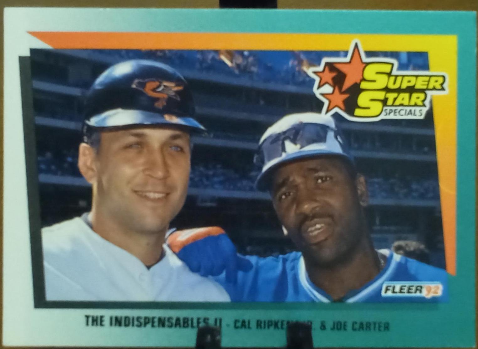 1992 Fleer The Indispensables II: Cal Ripken, Jr. / Joe Carter #703 card