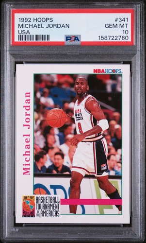 1992 Hoops Michael Jordan #341 card