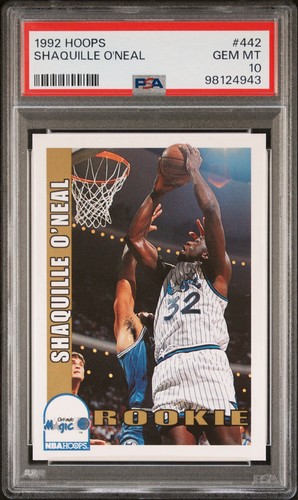 1992 Hoops Shaquille O'Neal #442 card