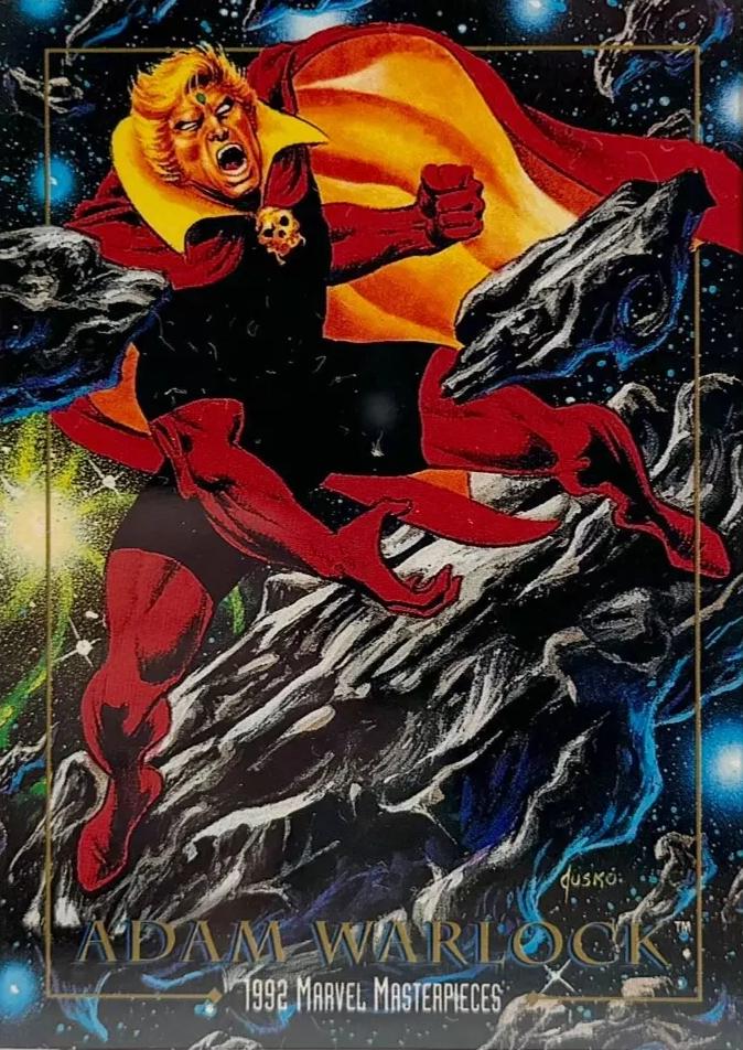 1992 Masterpieces Adam Warlock #10 card