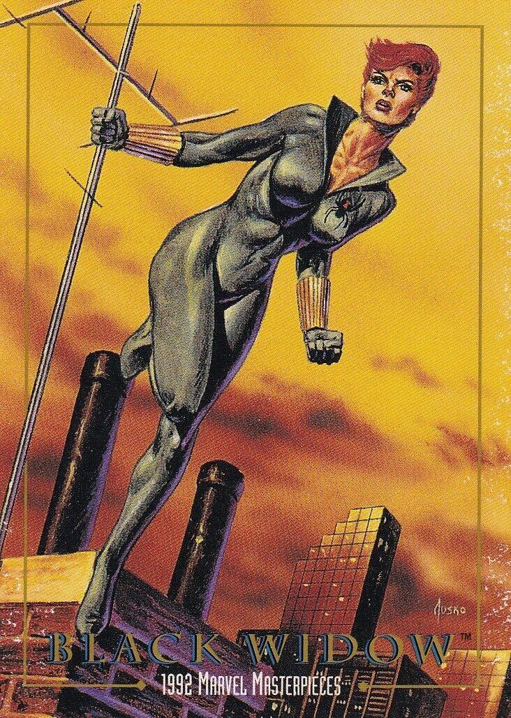 1992 Masterpieces Black Widow #3 card