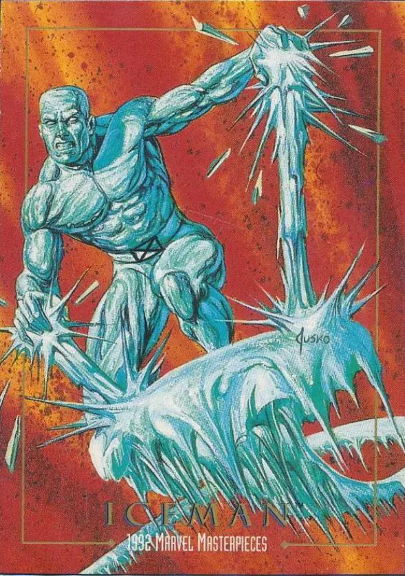1992 Masterpieces Iceman #40 card