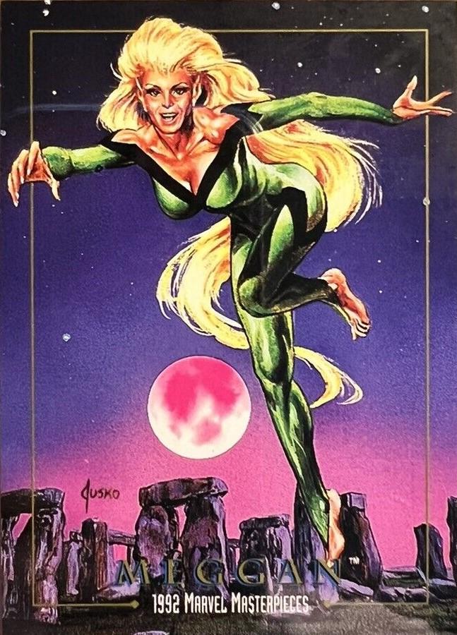 1992 Masterpieces Meggan #55 card