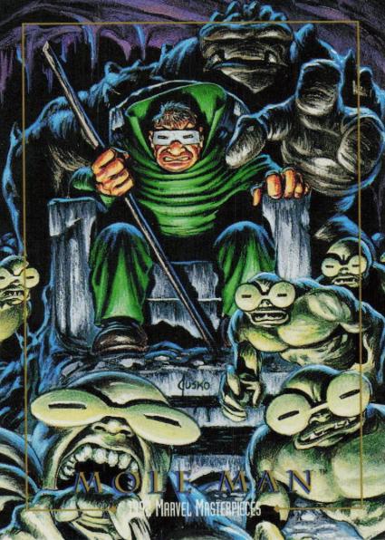 1992 Masterpieces Mole Man #52 card