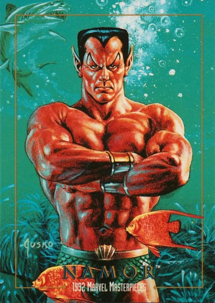 1992 Masterpieces Namor #57 card