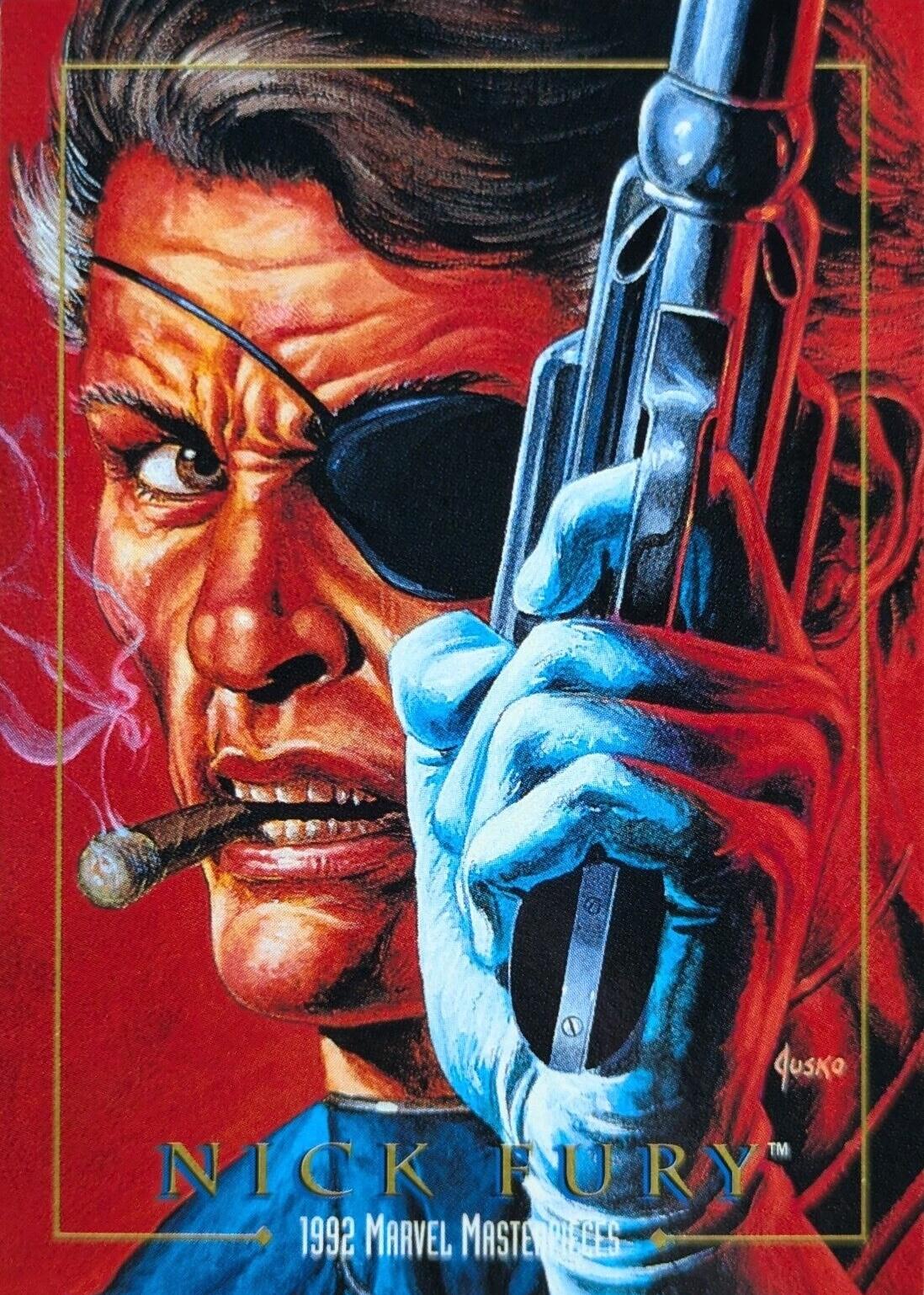1992 Masterpieces Nick Fury #64 card