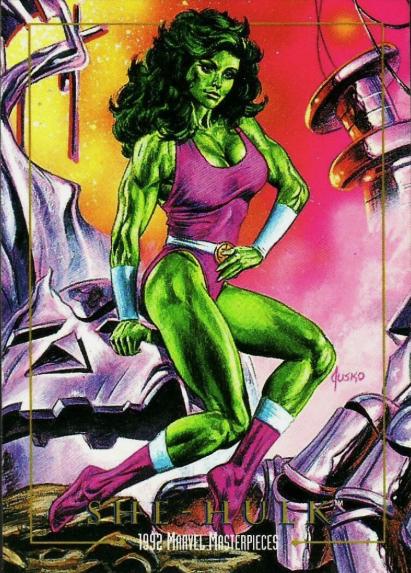 1992 Masterpieces She-Hulk #82 card