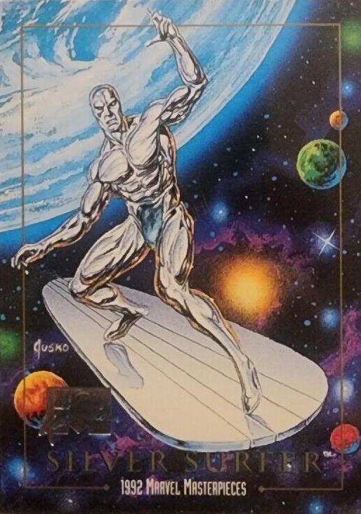 1992 Masterpieces Silver Surfer #90 card