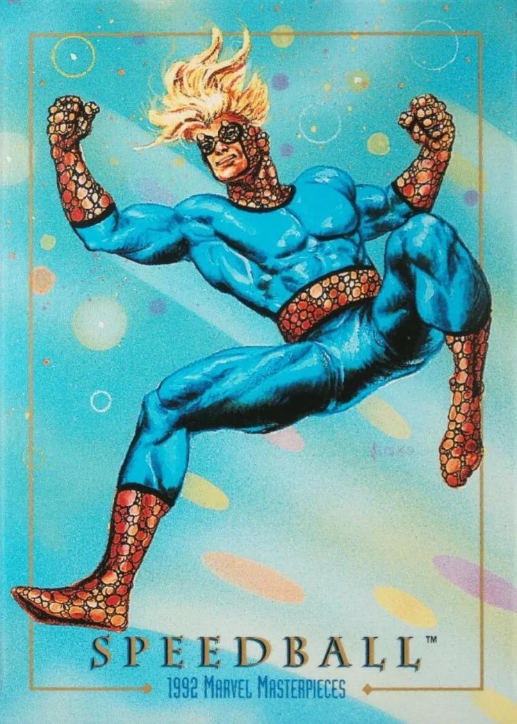 1992 Masterpieces Speedball #88 card