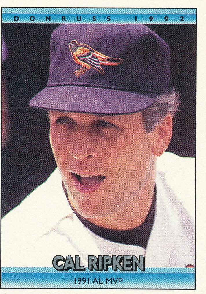 1992 Panini Donruss Bonus Cards Cal Ripken #BC1 card