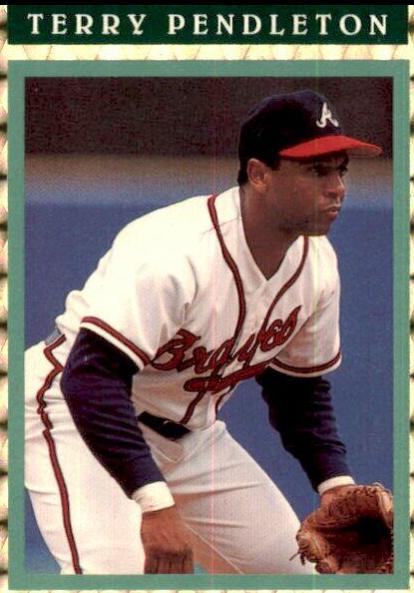 1992 Panini Donruss Elite Terry Pendleton #16 card