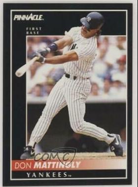 1992 Pinnacle Don Mattingly #23 card