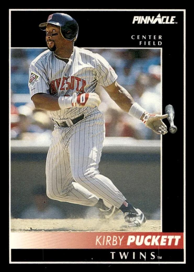 1992 Pinnacle Kirby Puckett #20 card