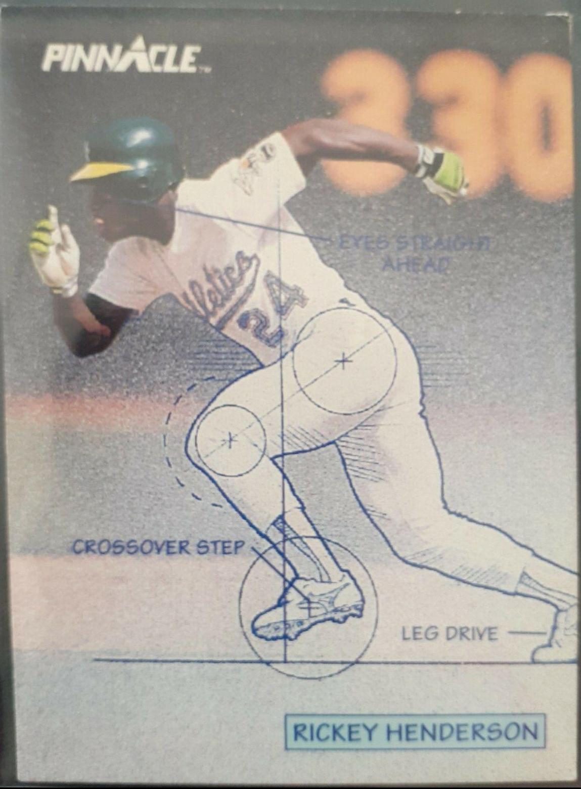 1992 Pinnacle Rickey Henderson #614 card