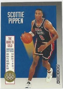 1992 Skybox Olympic Team Scottie Pippen #USA5 card