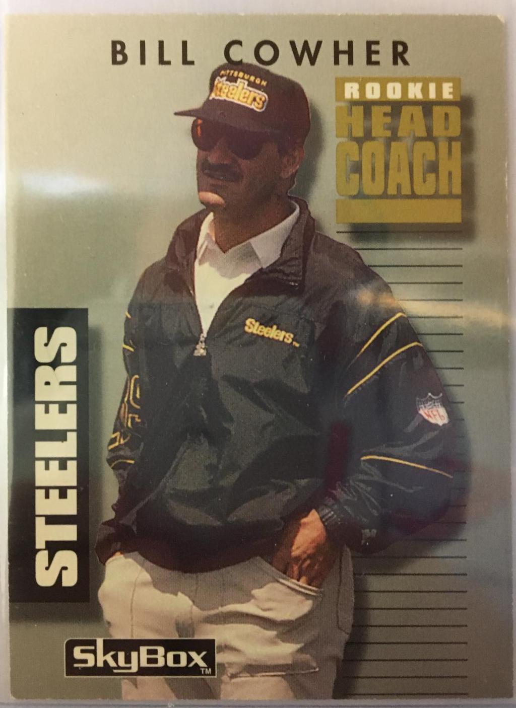 1992 Skybox Primetime Bill Cowher #14 card