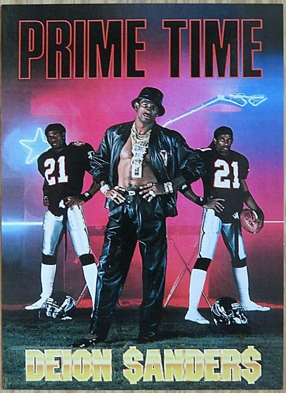 1992 Skybox Primetime Deion Sanders #161 card