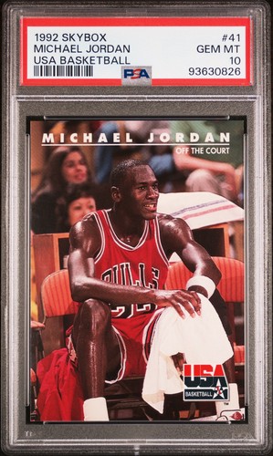 1992 Skybox USA Michael Jordan #41 card