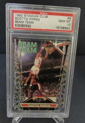 1992 Stadium Club Beam Team Scottie Pippen #5 card
