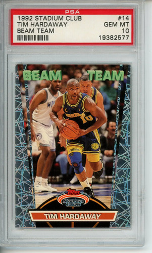 1992 Stadium Club Beam Team Tim Hardaway #14 card