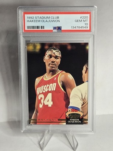 1992 Stadium Club Hakeem Olajuwon #220 card