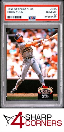 1992 Stadium Club Robin Yount #450 card
