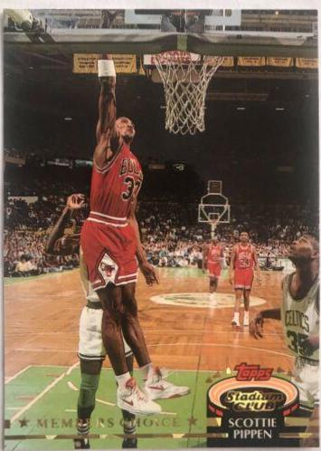 1992 Stadium Club Scottie Pippen #198 card