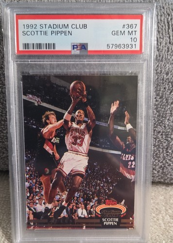 1992 Stadium Club Scottie Pippen #367 card