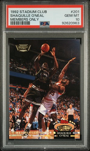 1992 Stadium Club Shaquille O'Neal #201 card