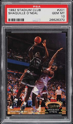 1992 Stadium Club Shaquille O'Neal [Members Only] #201 card