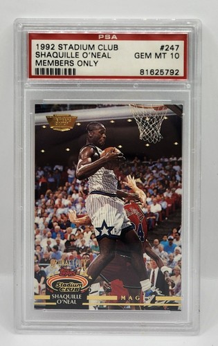 1992 Stadium Club Shaquille O'Neal [Members Only] #247 card