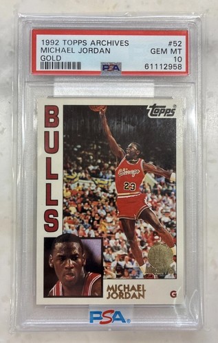 1992 Topps Archives Michael Jordan [Gold] #52 card