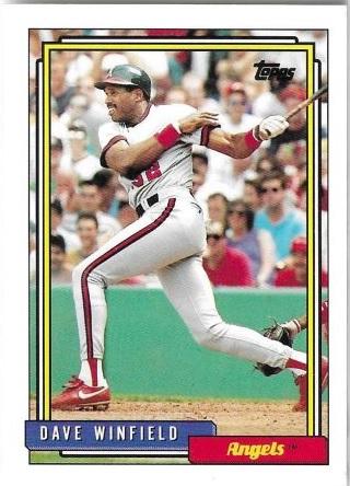 1992 Topps Dave Winfield #792 card