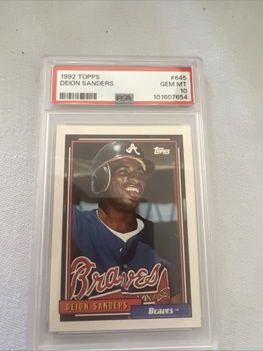 1992 Topps Deion Sanders #645 card