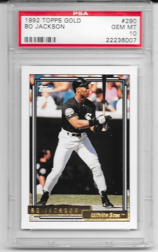 1992 Topps Gold Bo Jackson #290 card