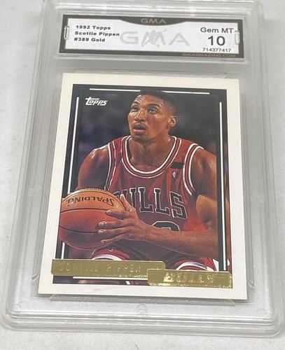 1992 Topps Gold Scottie Pippen #389 card