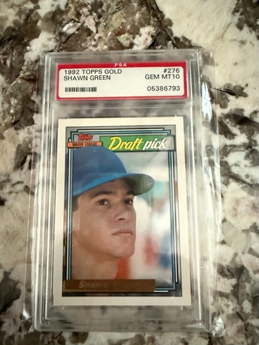 1992 Topps Gold Shawn Green #276 card