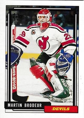 1992 Topps Martin Brodeur #513 card