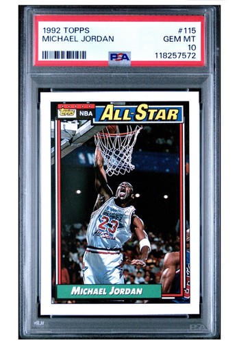 1992 Topps Michael Jordan #115 card
