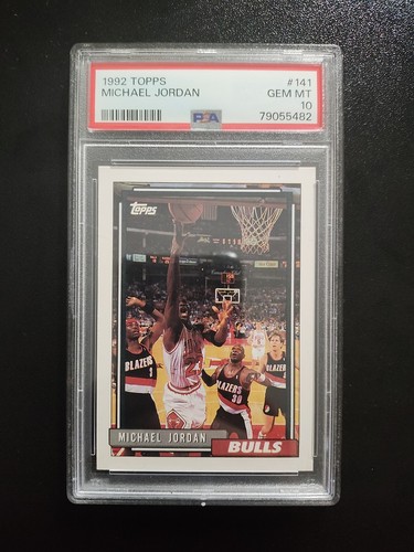1992 Topps Michael Jordan #141 card