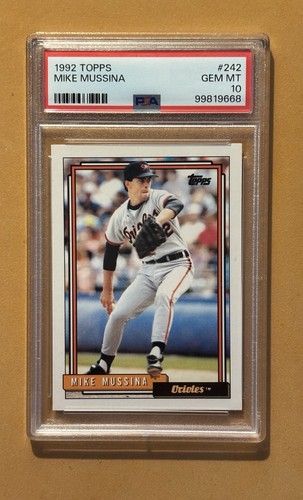 1992 Topps Mike Mussina #242 card