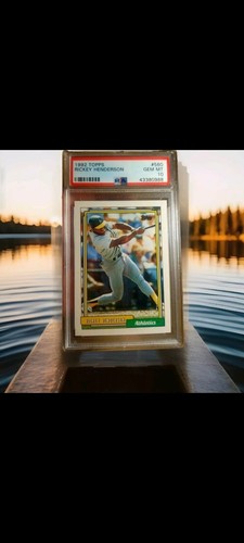 1992 Topps Rickey Henderson #560 card
