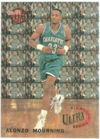 1992 Ultra All-Rookies Alonzo Mourning #6 card