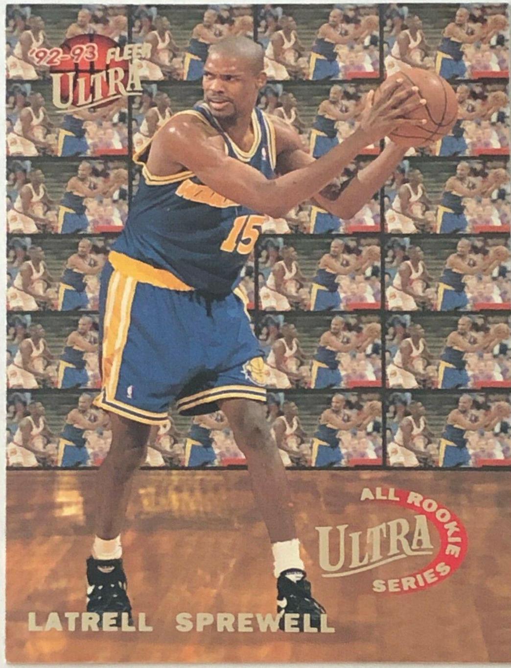 1992 Ultra All-Rookies Latrell Sprewell #8 card