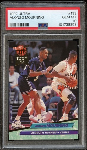 1992 Ultra Alonzo Mourning #193 card