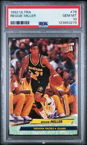 1992 Ultra Reggie Miller #78 card